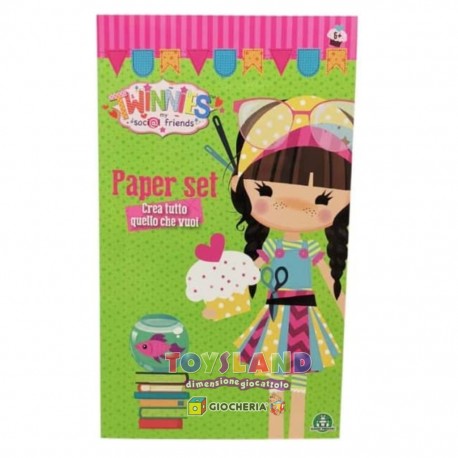 TWINNIES PAPER SET CARTA EXPO 12PZ