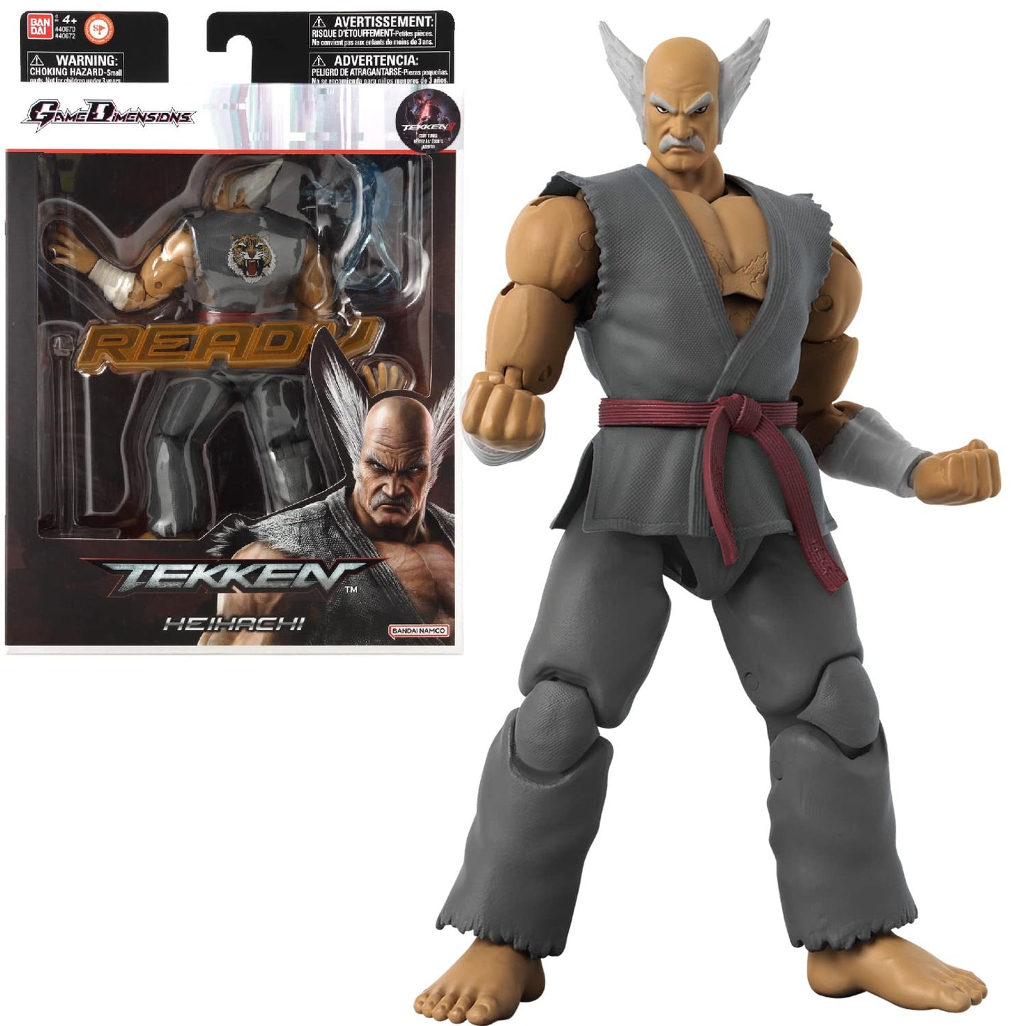 GAME TEKKEN FIGURE HEIHACHI 17CM