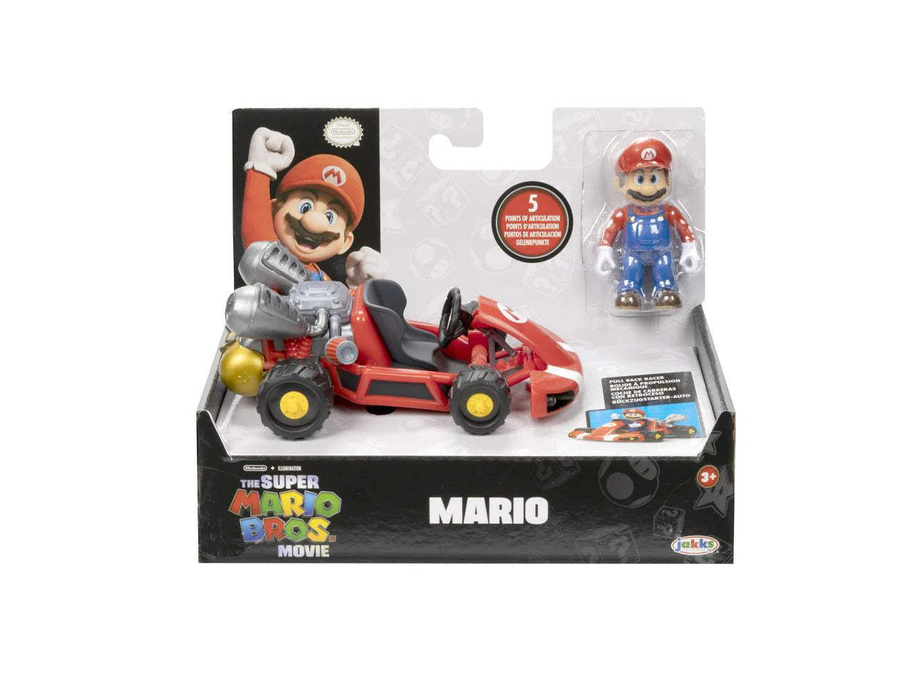 SUPER MARIO MOVIE PERSONAGGIO CON VEICOLO ASS.TO