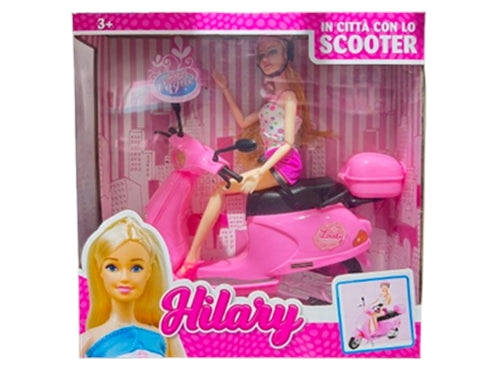 BAMBOLA FASHION IN SCOOTER 30CM