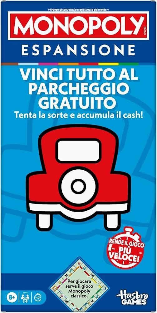 MONOPOLY ESPANSIONE VINCI AL PARCHEGGIO GRATUITO