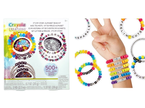 SET CREA I TUOI BRACCIALETTI ALFABETO