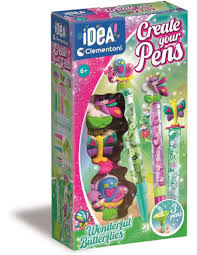 IDEA MINI PENNA WONDERFUL BUTTERFLIES