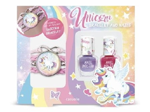 UNICORN DECORA UNGHIE CON BRACCIALE