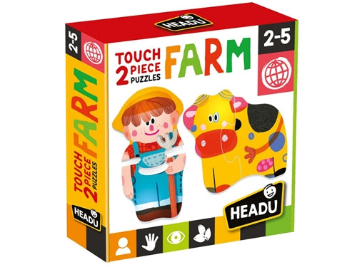 2 PIECES PUZZLE TOUCH FARM