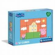 CUBI PUZZLE 12 PEZZI PEPPA PIG