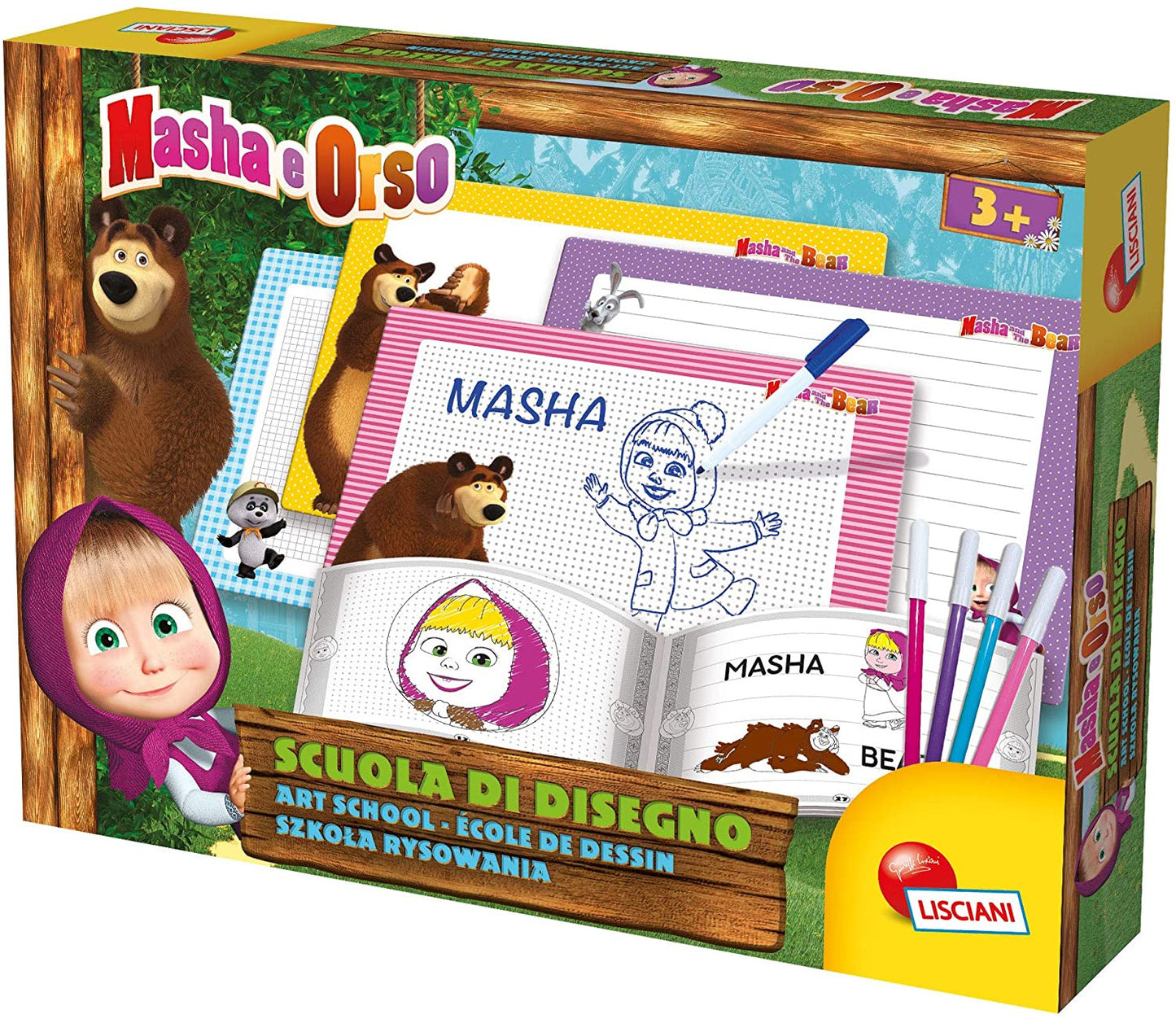 MASHA E ORSO SCUOLA DISEGNO