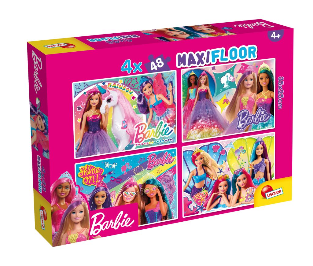 BARBIE PUZZLE MAXIFLOOR 4 X 48