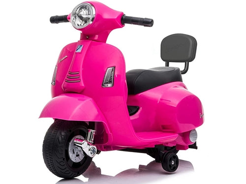 MINI VESPA GTS 6V C SCHIENALE ROSA