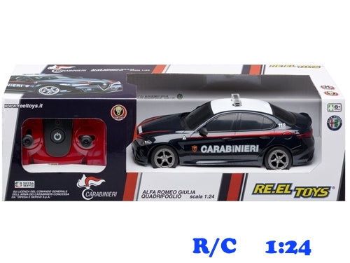 ALFA GIULIA CARABINIERI RC 1:24 LUCI