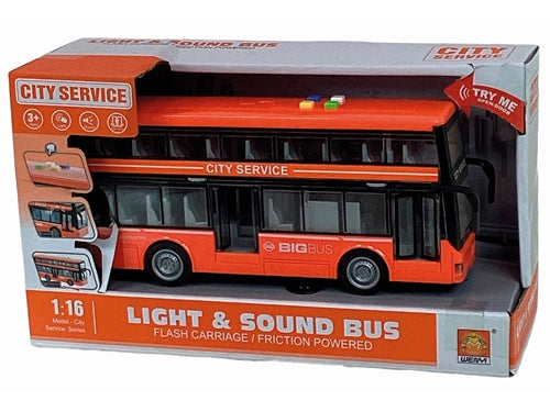 BUS DOPPIO FRIZIONE 1:16 LUCI SUONI