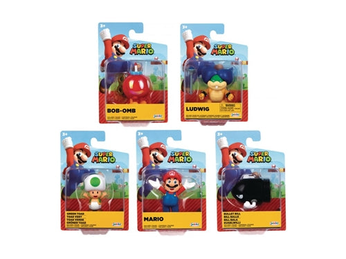 MARIO NINTENDO PERSONAGGI 6CM ASST