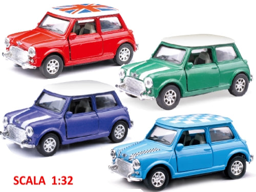 MINI COOPER 1:32 VINTAGE 4 ASS