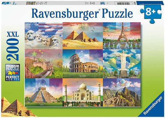 MONUMENTI DEL MONDO PUZZLE 200 PZ XXL