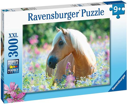 CAVALLO TRA I FIORI PUZZLE 300 PZ XXL