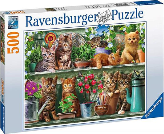 PUZZLE 500 PZ GATTI SULLO SCAFFALE