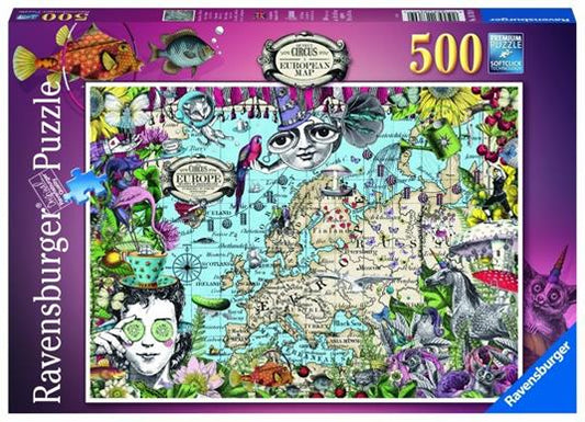 PUZZLE 500 PZ MAPPA EUROPEA