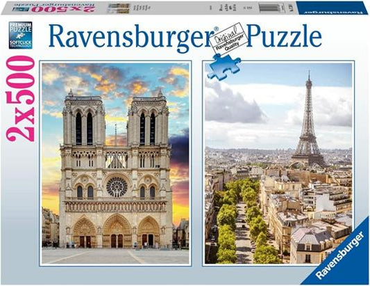 GITA A PARIGI PUZZLE 2 X 500 PZ