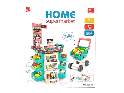 BANCO SUPERMARKET 47 PC LUCI E SUONI H40CM CARRELL