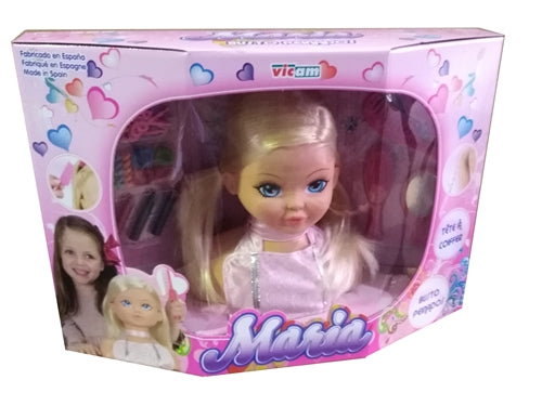 MARIA TESTA CON ACCESSORI 30CM