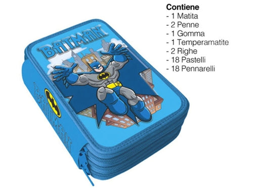 ASTUCCIO 3 ZIP BATMAN