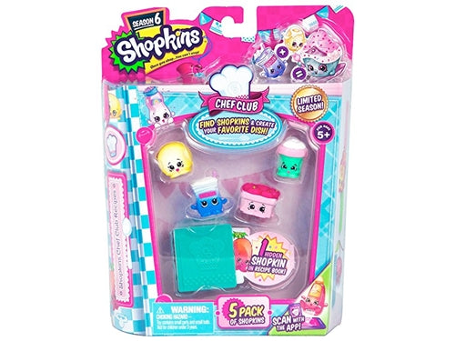 SHOPKINS CHEF CLUB 5 PACK