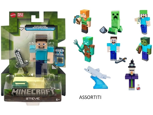 MINECRAFT FIGURE 8CM ASS