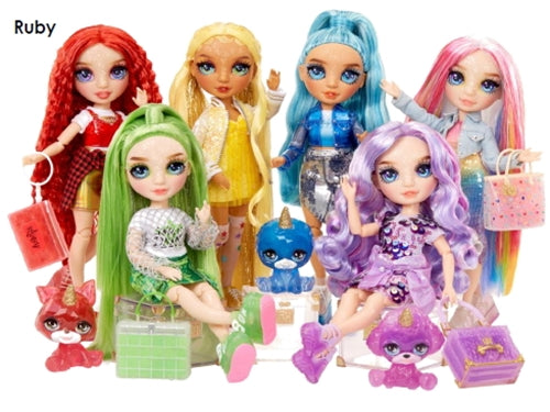 CLASSIC RAINBOW FASHION DOLL- RUBY RED