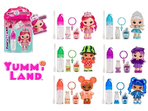 YUMMILAND LIPGLOSS DOLL CHARACTER ASST