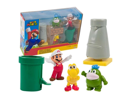 NINTENDO MARIO DIORAMA DESERTO PERSONAGGI