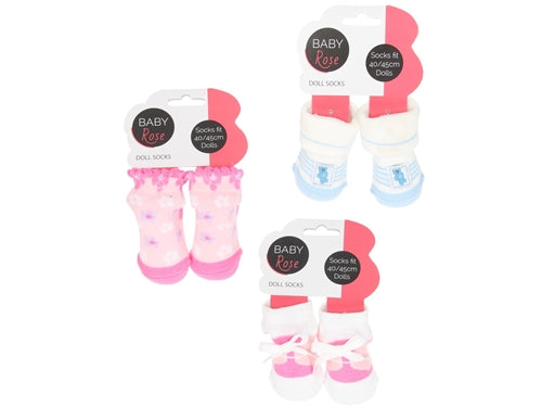 CALZINI BAMBOLA BABY ROSE