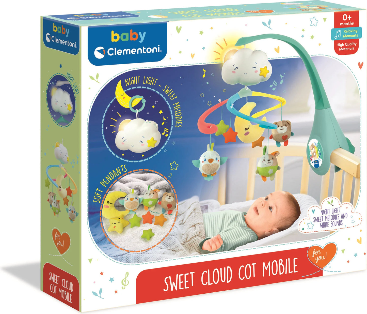 BABY CLEM SWEET CLOUD COT MOBILE