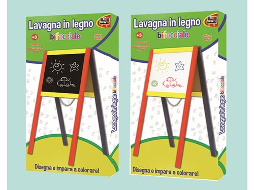 LAVAGNA LEGNO BIFACCIALE