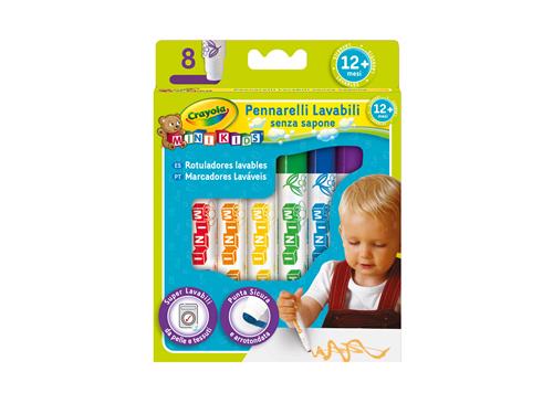 8 COLORI FIBRA MINI KIDS