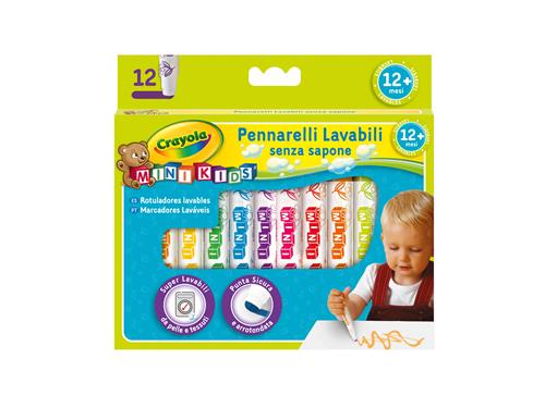 12 COLORI FIBRA MINI KIDS