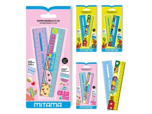 DOPPIODECIMETRO MITAMA 15 CM COL ASS