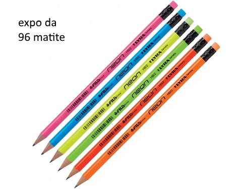 DISPLAY 96 MATITE CON GOMMA