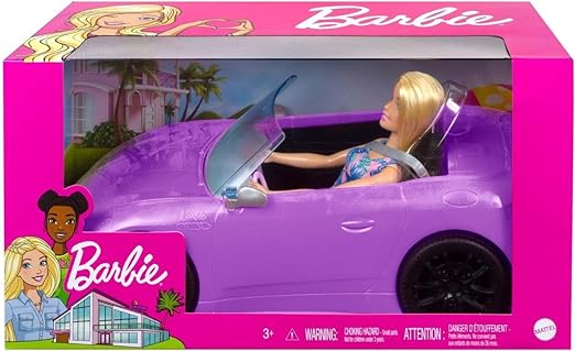BARBIE DOLL CON AUTO CABRIO