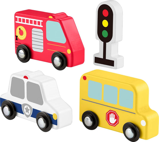 FISHER-PRICE WOOD VEICOLI 3-PACK