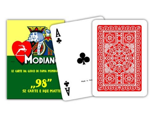 CARTE POKER 98 ROSSO