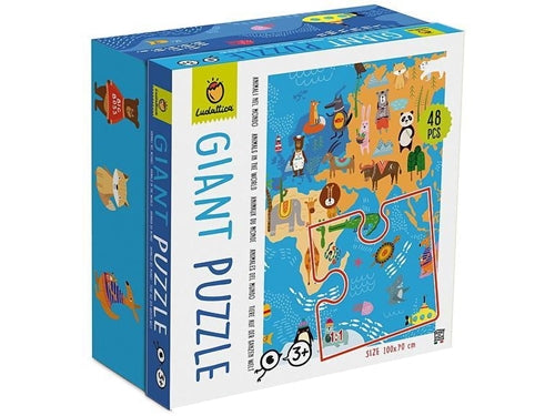 GIANT PUZZLE 48 PZ LA MAPPA DEGLI ANIM