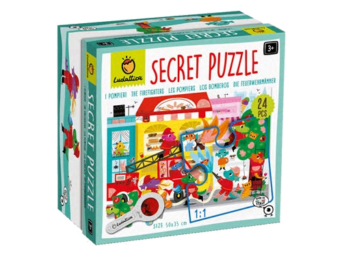 SECRET PUZZLE 24 PZ I POMPIERI