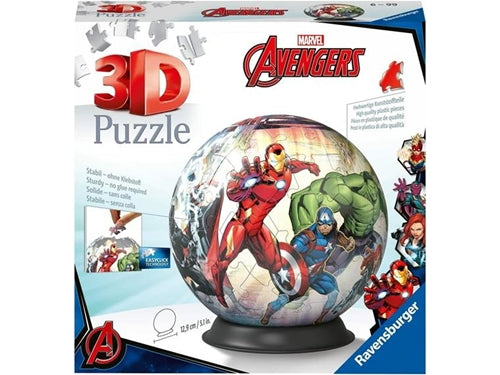 PUZZLE BALL AVENGERS 3D PUZZLEBALL 72 PZ