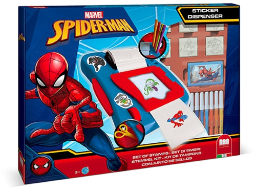 STICKER MACHINE TIMBRI SPIDERMAN