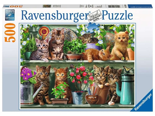 PUZZLE 500 PZ GATTI SULLO SCAFFALE