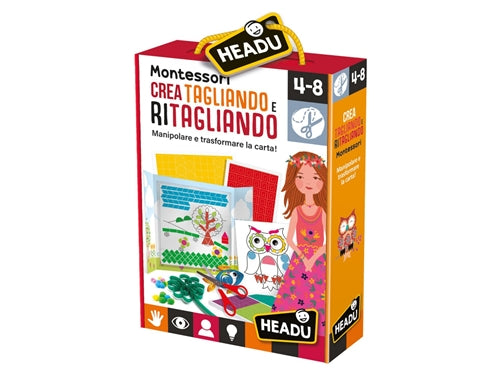 CREA TAGLIANDO E RITAGLIANDO MONTESSORI