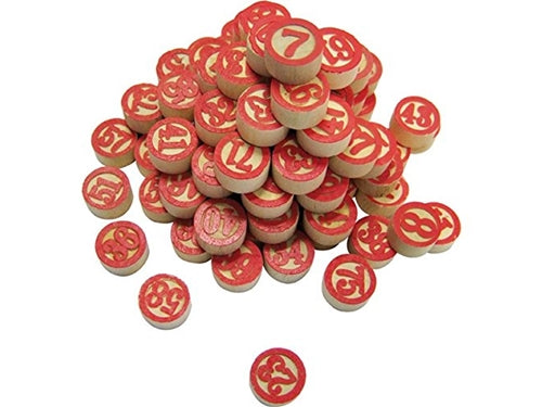 NUMERI IN LEGNO PER TOMBOLA 17X10
