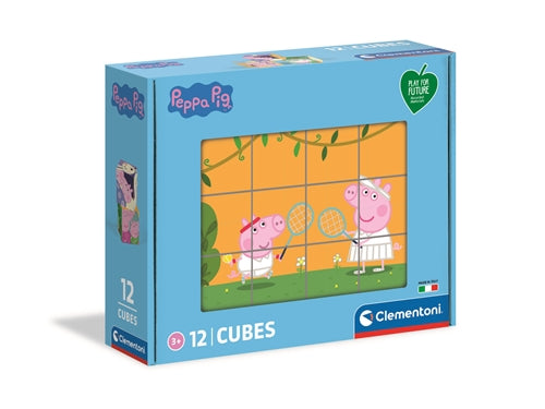 CUBI PUZZLE 12 PEZZI PEPPA PIG