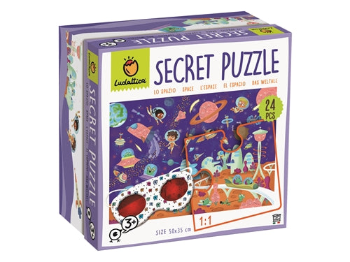 LUD. SECRET PUZZLE 24 PZ LO SPAZIO