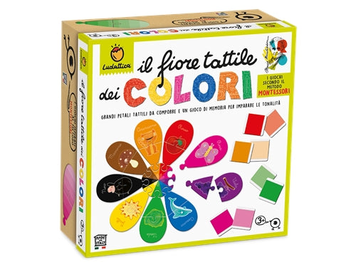 MONTESSORI-IL FIORE TATTILE DEI COLORI